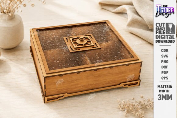 Download Decorative Modular Storage Box Laser Cut - Laser cut Collection