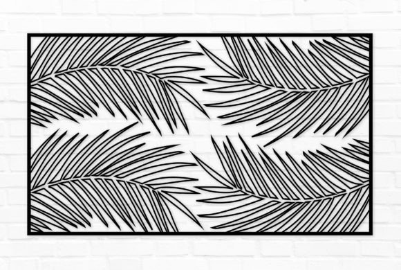 Download Palm Leaf Wall Crafts Decor Laser Cut - Laser cut Collection