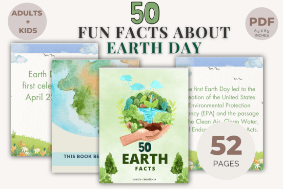 Download 50 Earth Day Fun Fact Book - Premium Bundle