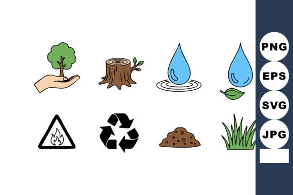 Download Environmental Conservation Symbols Inclu - Environmental conservation Collection