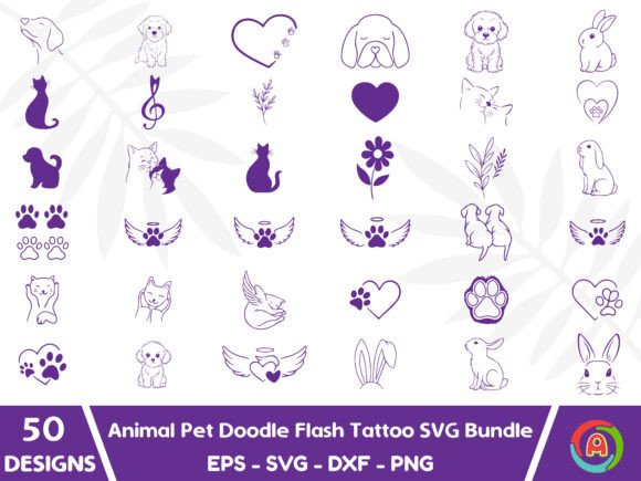 Download Animal Pet Doodle SVG Bundle - Premium Bundle