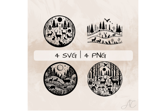 Download Forest SVG Bundle, Forest Animals PNG - Forest animals png Collection